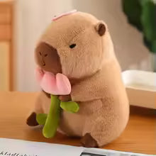Capybara Plush Toy Simulation Kawaii Stuffed Animal Soft Doll Cosplay Kids Gift - Large