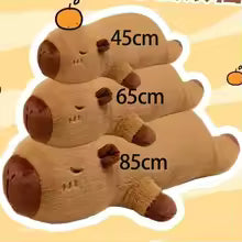 Kawaii Capybara Plush Pillow Soft Sleeping Cushion Stuffed Doll Kids Gift