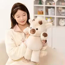 Adorable Highland Cattle Plush Toy 45cm Soft Stuffed Cow Doll Kids Gift