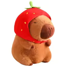 Capybara Plush Toy Simulation Kawaii Stuffed Animal Soft Doll Cosplay Kids Gift - Mini