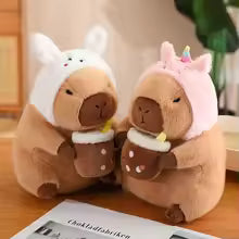 Capybara Plush Toy Simulation Kawaii Stuffed Animal Soft Doll Cosplay Kids Gift - Large